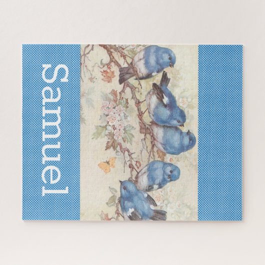 Puzzels Blue Birds  (Horizontaal)