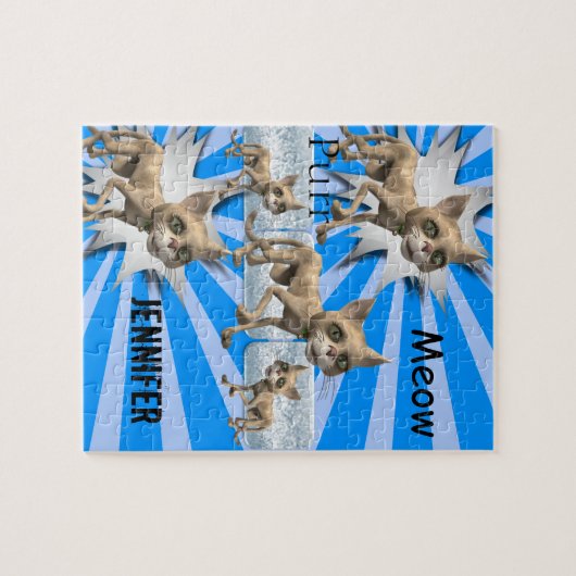 Puzzels Blue Cats Kittens (Horizontaal)