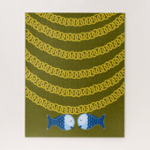 Puzzels Blue Fish (Verticaal)