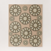 Puzzels Brown Cirkelvormig (Verticaal)