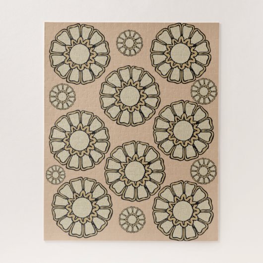 Puzzels Brown Cirkelvormig (Verticaal)