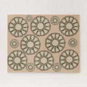 Puzzels Brown Cirkelvormig (Horizontaal)