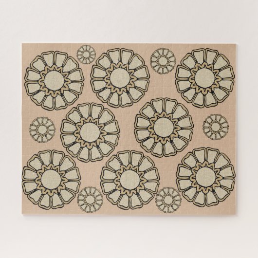 Puzzels Brown Cirkelvormig (Horizontaal)