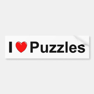 Puzzels Bumpersticker