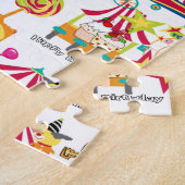 Puzzels Carnaval Circus Gelukkige Verjaardag (Zijkant)