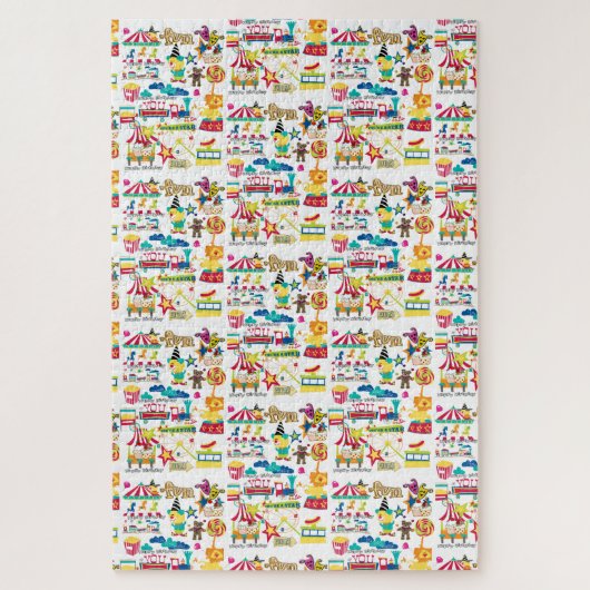 Puzzels Carnaval Circus Gelukkige Verjaardag (Verticaal)