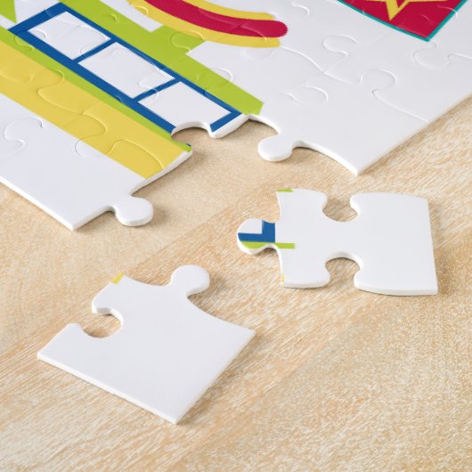 Puzzels Carnaval Circus Gelukkige Verjaardag (Zijkant)