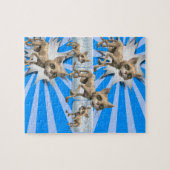 Puzzels Cat Kitten Meow Blue (Horizontaal)