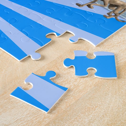 Puzzels Cat Kitten Meow Blue (Zijkant)