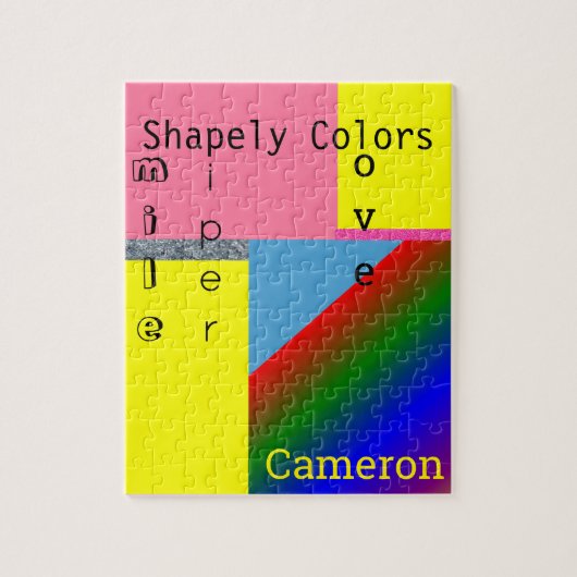 Puzzels Colorful Colors Abstracte vormen (Verticaal)