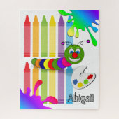 Puzzels Colors Worm Crayons (Verticaal)