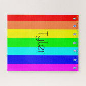 Puzzels Colour Stripe Penguin Week dagen (Horizontaal)