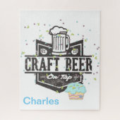 Puzzels Craft Beer Happy Birthday Cupcake  (Verticaal)