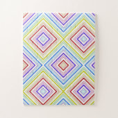 Puzzels Diverse Kleuren Geel & Wit Streep (Verticaal)