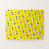 Puzzels Diverse Kleuren Gele IPhone Tekst Cloud (Horizontaal)