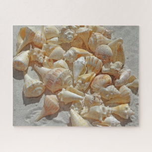 puzzels - doppen op het strand