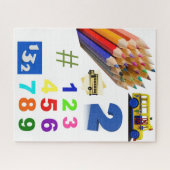 Puzzels Educatieve getallen (Horizontaal)