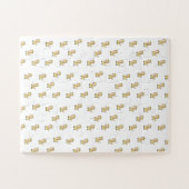 Puzzels Geel Giraffe Happy Birthday (Horizontaal)