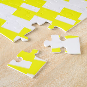 Puzzels Geel & Witte Streep