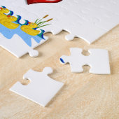 Puzzels Gele Eenden Rode Harten  (Zijkant)