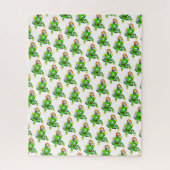 Puzzels Gelukkig St. Patrick's Day Konijn (Verticaal)
