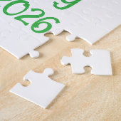 Puzzels Gelukkige St. Patrick's Dag Konijn (Zijkant)