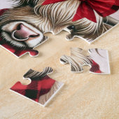 Puzzels Gelukkige Valentijnsdag Koeien (Zijkant)