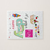 Puzzels, Gelukkige Verjaardag FUN Cupcake Legpuzze Legpuzzel (Horizontaal)