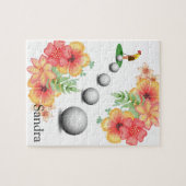 Puzzels Golfer Golf Bloem Golfballen (Horizontaal)