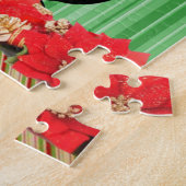 Puzzels Green Stripe, Penguin Kerstmis (Zijkant)