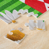 Puzzels Green Stripe, White Daisy, Red HeelsFloral (Zijkant)