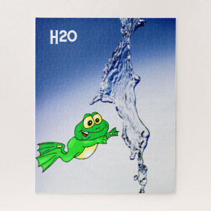 Puzzels H20 Water Kikker