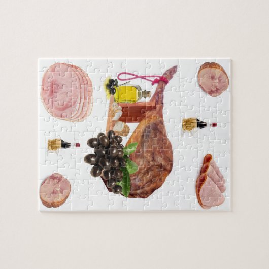 Puzzels Ham Olijfolie (Horizontaal)