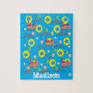 Puzzels, Happy 10th Birthday, #10 Birthday Blue Legpuzzel