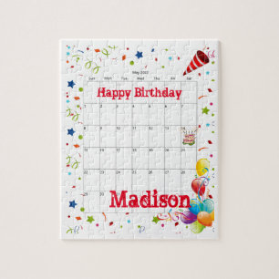 Puzzels, Happy Birthday May 2022 Puzzle Legpuzzel