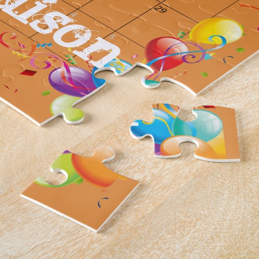 Puzzels, Happy Birthday, oktober 2022 Puzzle Legpuzzel (Zijkant)