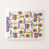 Puzzels, Happy First Birthday, #1 Birthday White Legpuzzel (Horizontaal)