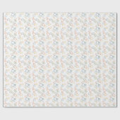 Puzzels - Herfst Omtrek Witte Achtergrond Cadeaupapier (Vlak)