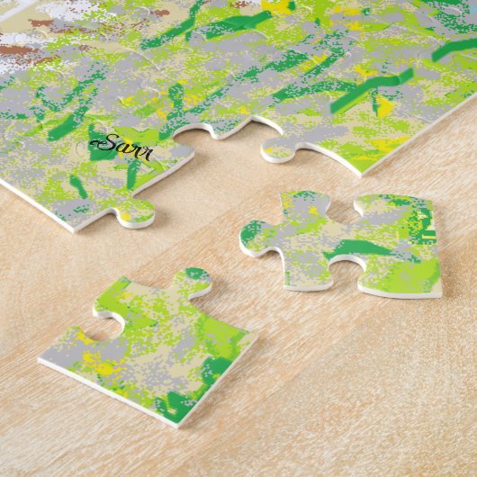 Puzzels: In het wild Legpuzzel (Zijkant)