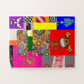 Puzzels Katten Kittens Kleurrijk Abstract (Horizontaal)