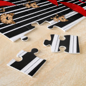 Puzzels Katten Rode Parapolas Gray Black Stripe (Zijkant)