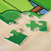 PUZZELS: KINDEREN Cute Hond & Bergen Kids Legpuzzel (Zijkant)