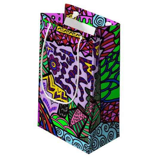 puzzels klein cadeauzakje (Achterkant Gekanteld)