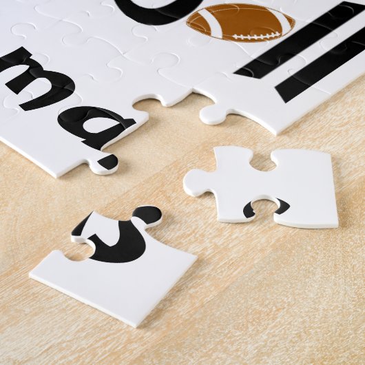 Puzzels Laten we ons favoriete Football sport spel (Zijkant)