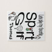 Puzzels Laten we onze favoriete sport Golf spelen (Horizontaal)