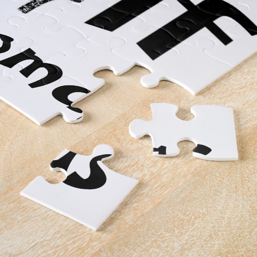 Puzzels Laten we onze favoriete sport Golf spelen (Zijkant)