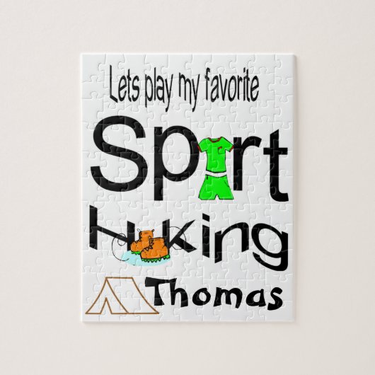 Puzzels Laten we onze favoriete sportwandeling spe (Verticaal)