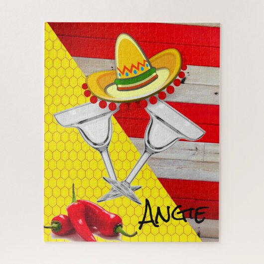 Puzzels Mexicaanse Drinken Hot Peppers (Verticaal)