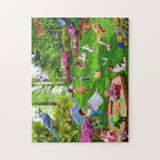 puzzels natuur puzzel voor kinderen hond (Verticaal)