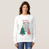 Puzzels oplossen in stijl: Cosy Sudoku Lounge Draa Trui (Voorkant volledig)